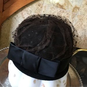 Vintage Peachbloom Velour Hat